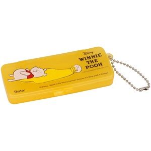 Disney Pill Case - Winnie The Pooh Bear, Travel Mini Accessory Bandage Box
